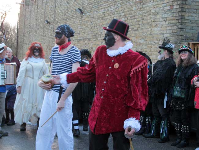 Mummers mumming