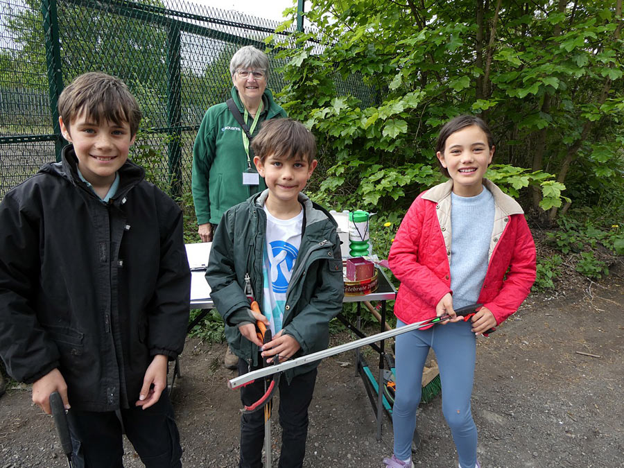 Young volunteers