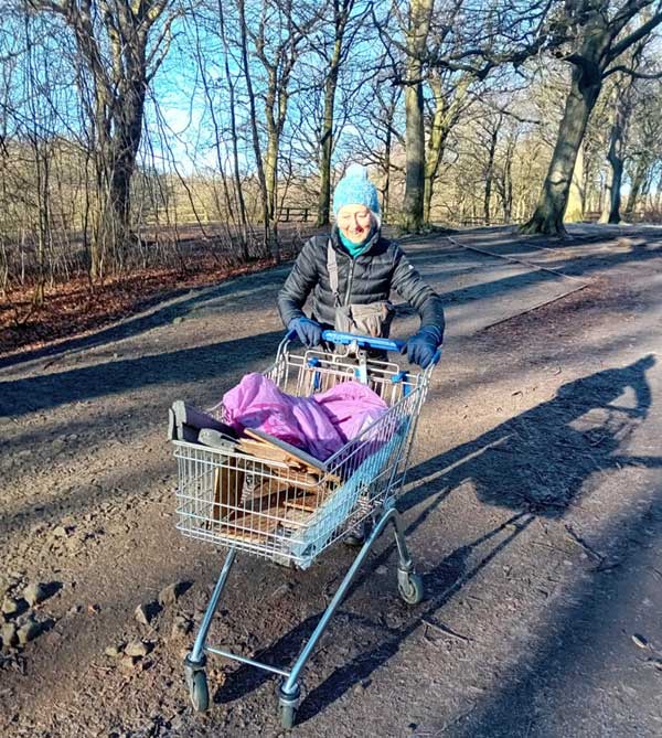 Trolley girl